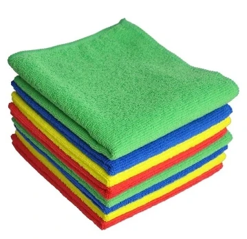Mikrofiberrengjøringshåndkle Rags Micro Fiber Double Face Kitchen Cleaning Cl...